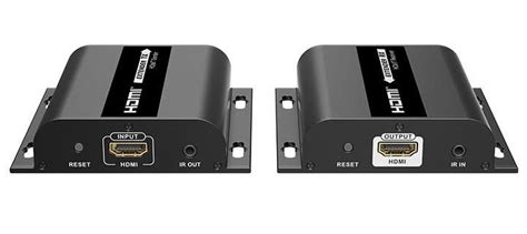 HDMI Extender 120 v 4 RX TX przesyłanie HDMI po skrętce LKV383 4 0