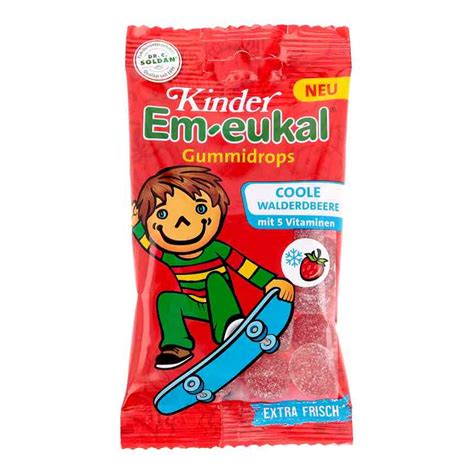 Em Eukal Kinder Gummidrops Coole Walderdbeere Zh 75 G