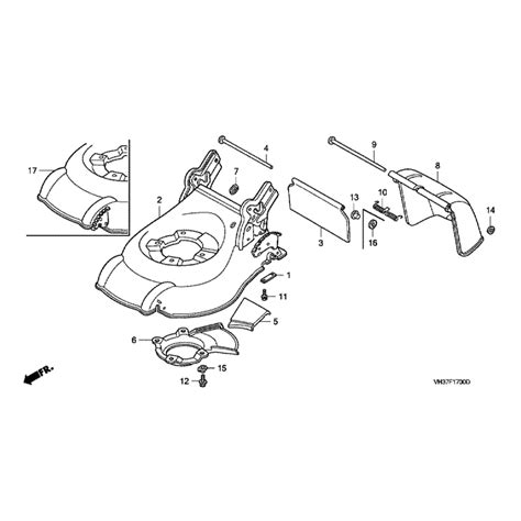 Honda Izy Hrg Sd Lawnmower Hrg C Pde Mabf Parts Diagram