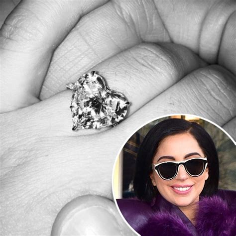 All the Details on Lady Gaga's Massive, Heart-Shaped Engagement Ring ...