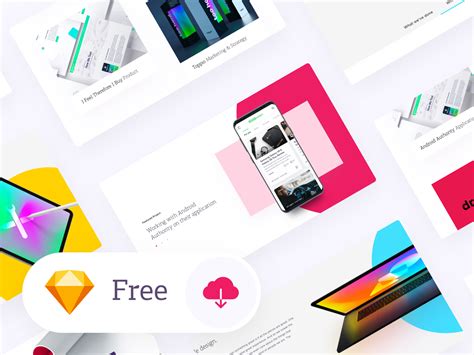 Freebie -> UI / UX Sketch Template by Charlie Baker on Dribbble