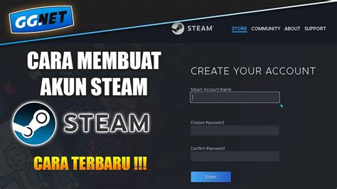 Cara Terbaru Membuat Akun Steam 2024 YouTube