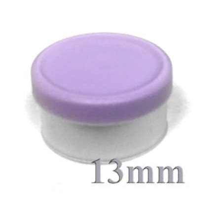 West Mm Matte Lavender Flip Off Vial Seals