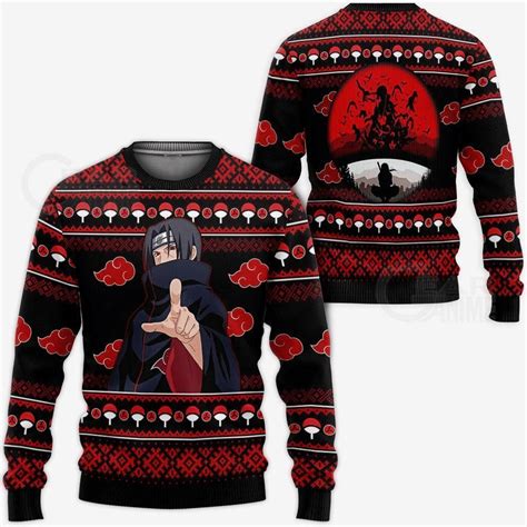 Buy Akatsuki Itachi Naruto Anime Ugly Sweater Gifts Akatsuki Naruto