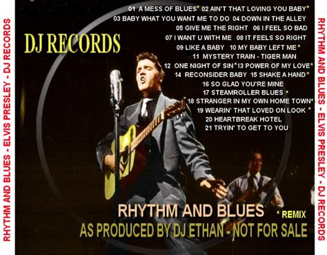 Rhythm Blues Dj Ethan Cd Elvis New Dvd And Cds Elvis Presley Ftd