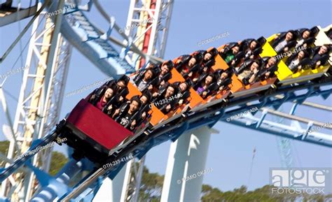 The Dragon Roller Coaster Ocean Park Hong Kong Stock Photo Picture