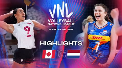 Can Vs Ned Highlights Week Women S Vnl