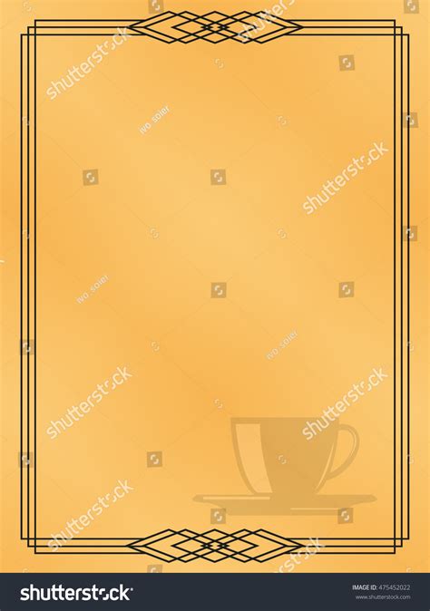 Page Menu Restaurant Vector Illustration Stock Vector (Royalty Free ...