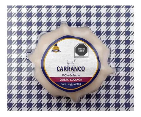 Queso Carranco Oaxaca 400g MercadoLibre