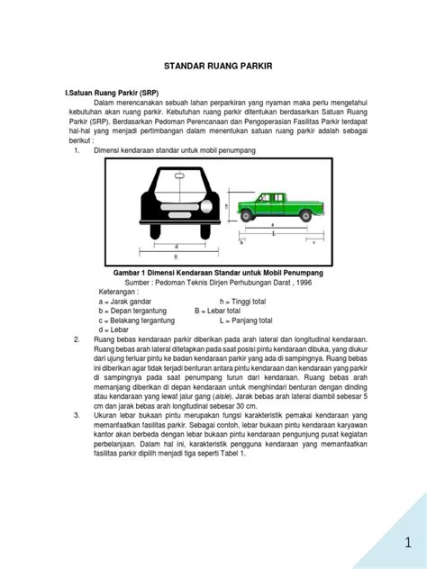 Srp Standar Ruang Parkir Pdf