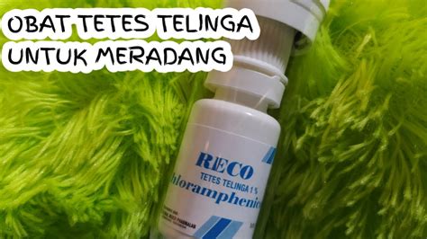 Obat Tetes Telinga Yang Meradang Dengan Reco YouTube