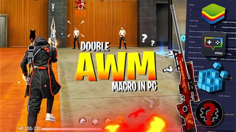 How To Use Double Awm In Pc Awm Macro Free Fire Pc Double Awm Macro