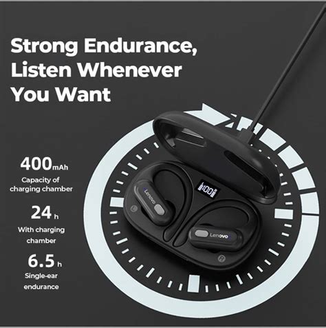 Lenovo XT60 True Wireless Bluetooth Headphone Button Control Noise