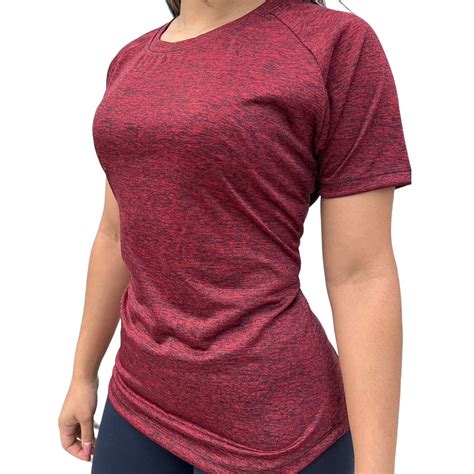 Camiseta Feminina Dry Fit Academia Fitness Escorrega O Pre O