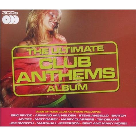 Ultimate Club Anthems Album Various Cd Various Artists Ultimate