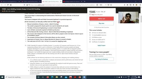 Etabs Learn Building Analysis Design And Autocad Detailing Youtube
