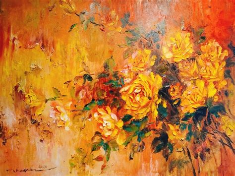 tranh hoa tranh son dau