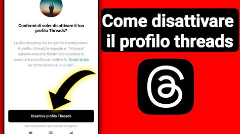 Come Disattivare Definitivamente L Account Threads Youtube