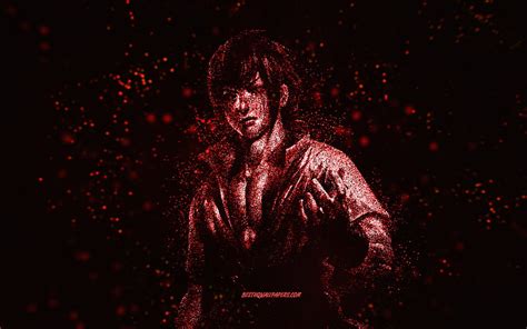 Sasuke Uchiha Naruto Red Glitter Art Black Background Anime