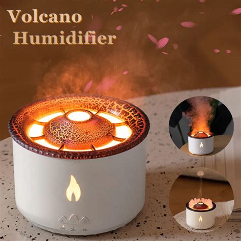 Volcanic Flame Aroma Diffuser Usb Portable Ml Air Humidifier With