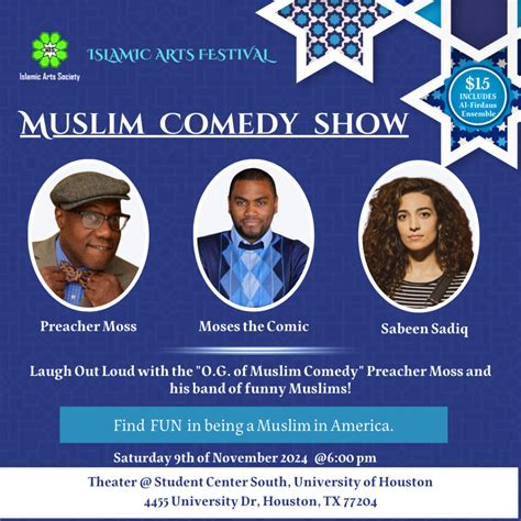 muslim comedy show  islamic arts society