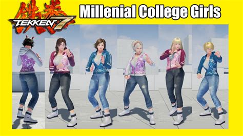 Millenial College Girls Tekken 7 Mod For All Girls By Niku4186 On