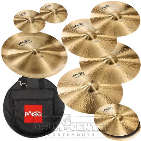 Paiste Formula 602 Modern Essentials Vinnie Cymbal Set Pack Wbag Dcp