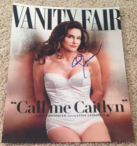 Caitlyn Jenner Signed Autograph Vanity Fair X Photo C W Exact Video