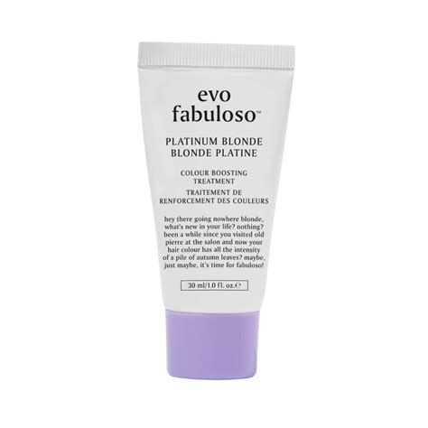 Evo Fabuloso Platinum Blonde Colour Boosting Treatment Kolorzonline