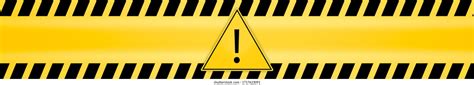 Exclamation Mark Triangle Frame Attention Caution Stock Illustration