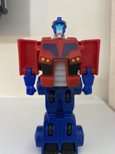 MCDONALDS TRANSFORMERS OPTIMUS PRIME FIGURE HAPPY MEAL TOY Values MAVIN