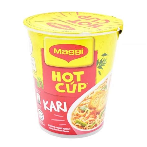 10 Cups Maggi Curry Hot Cup Instant Noodles 59g Shopee Thailand