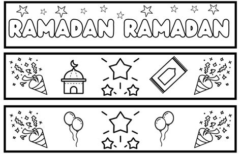 Ramadan Hat Printable Ramadan Mubarak Hat Ramadan Kareem Hat Etsy