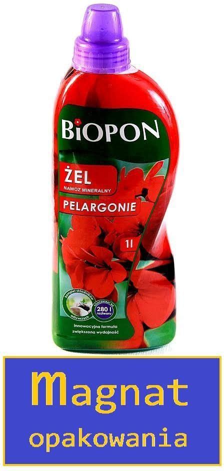 Nawóz Biopon Żel Do Pelargonii 1 L Ceny i opinie Ceneo pl