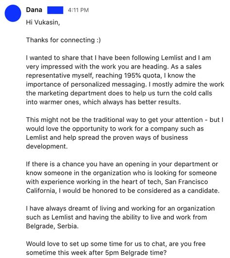 Linkedin Cold Messages That Will Get Replies Templates