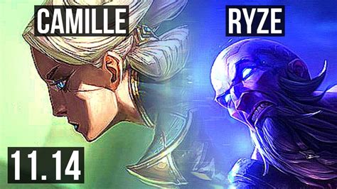 CAMILLE Vs RYZE MID 1700 Games 4 1 7 1 2M Mastery KR Master