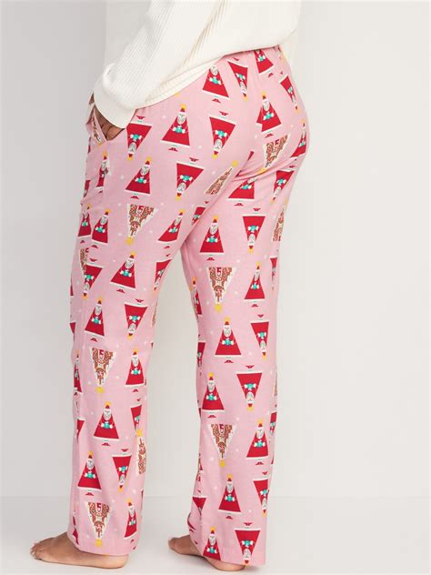 Mid Rise Printed Flannel Pajama Pants For Women Old Navy