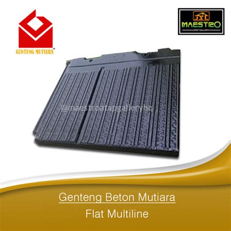 Jual Mutiara Genteng Beton Flat Multiline Kota Bandung Genteng