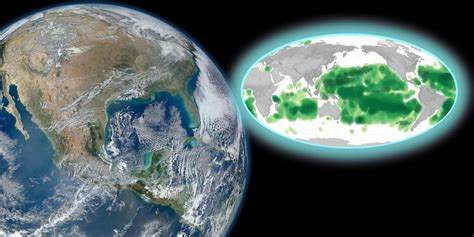 El océano está tornándose verde debido al cambio climático