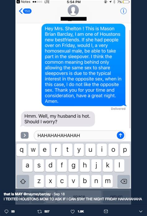 Gay Teen Asks Girl S Mom If He Can Sleep Over Gets Best Response