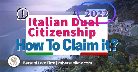 How To Claim Italian Dual Citizenship By Descent In 2022