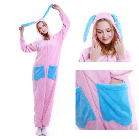 Pink Rabbit Onesie Pink Rabbit Pajamas For Adult Buy Now