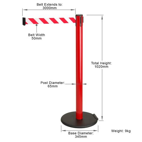 Retractable Tape Barriers ¦ Slimline Warehouse