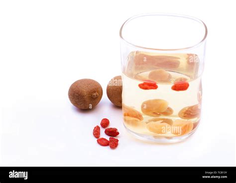 Cinnamon Chinese wolfberry tea Stock Photo - Alamy