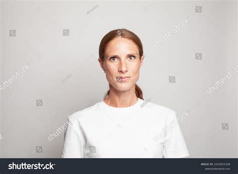 Beautiful Mature Woman Perfect Skin Wearing Stock Photo Shutterstock