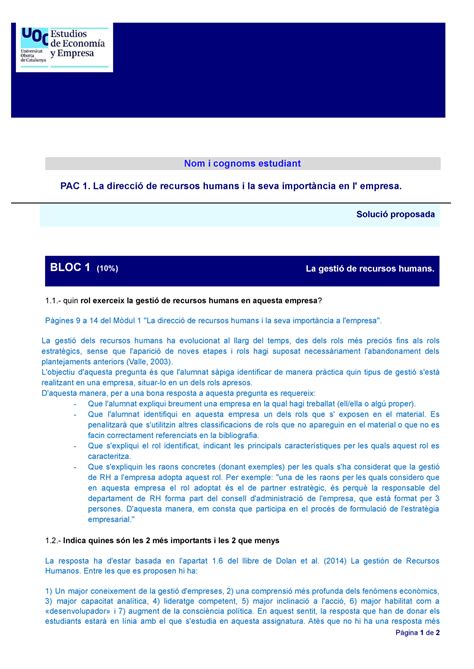 Solució PAC1 2023 1 Estudis d Economia i Empresa Persones i