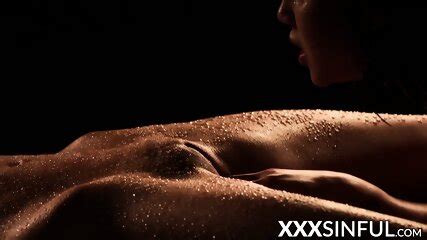 Lustful Lesbian Babe Fingers And Licks Pussy Very Slowly