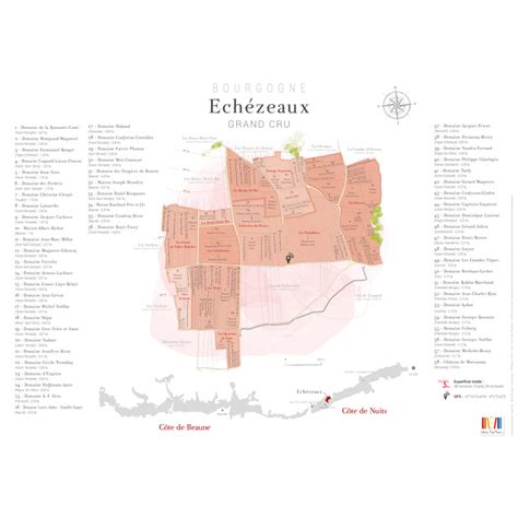 Parcel map of the Grands Crus d'Echezeaux - Laurent Gotti - Athenaeum