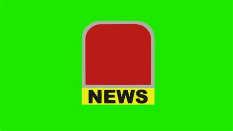 Logo Green Screen News Youtube