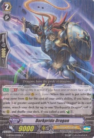 V Claret Sword Dragon VanguardCard